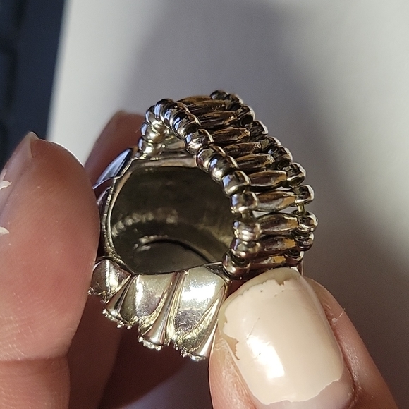 Simply Vera Vera Wang Adjustable Flower Statement Ring - Picture 7 of 11